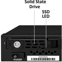 NVMeストレージLEDステータス
