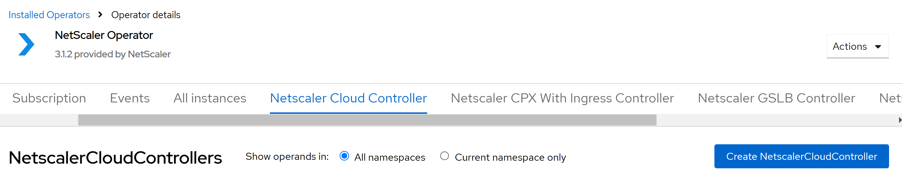 deploy cloud controller