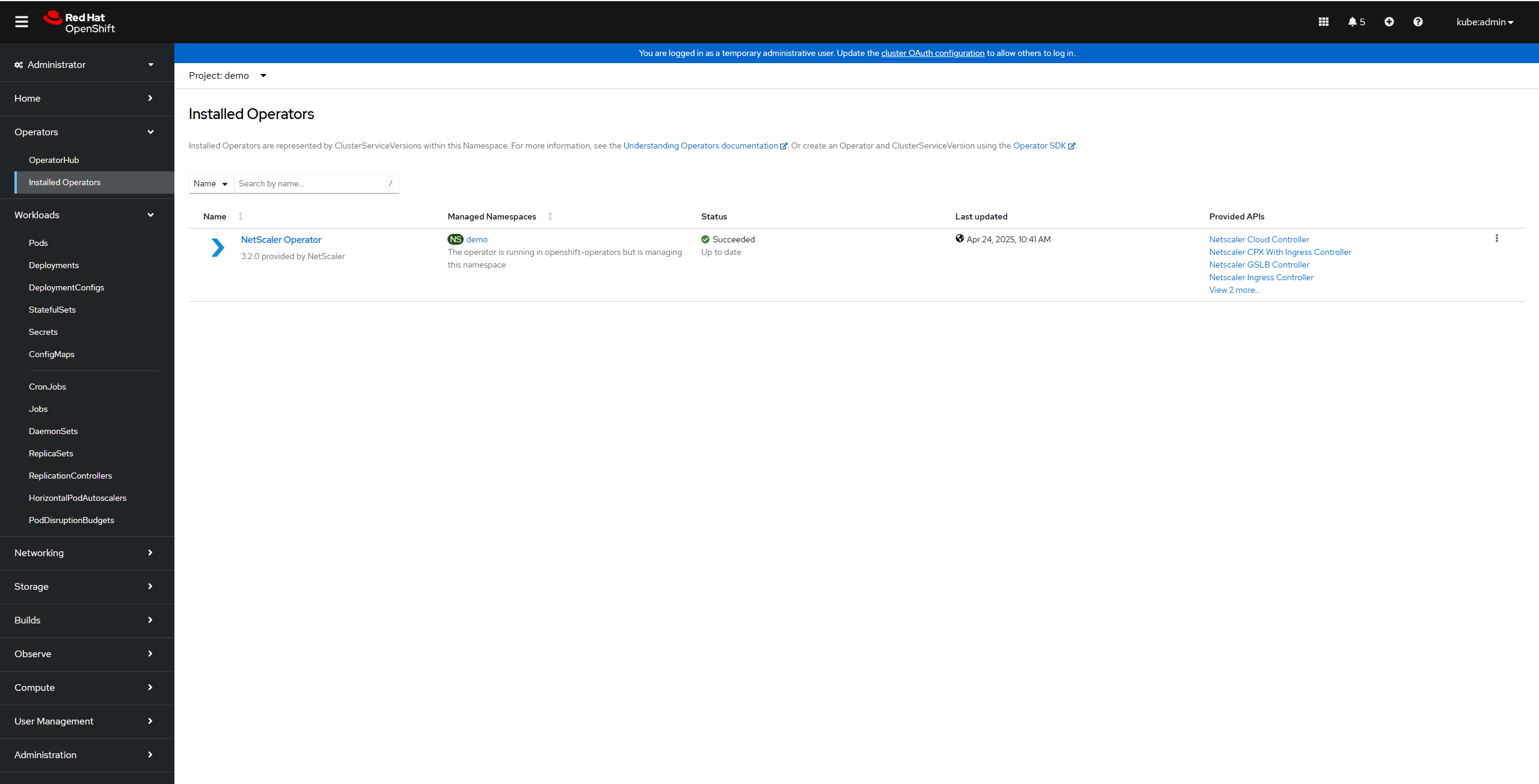 NetScaler Operator