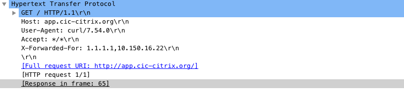 Curl-output