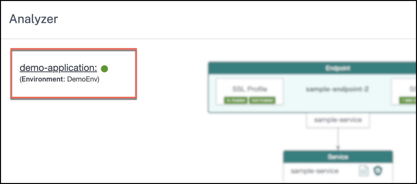 Application name and environment name