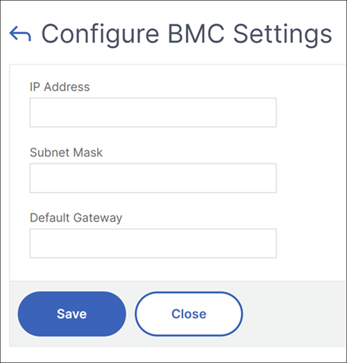 配置 BMC 设置