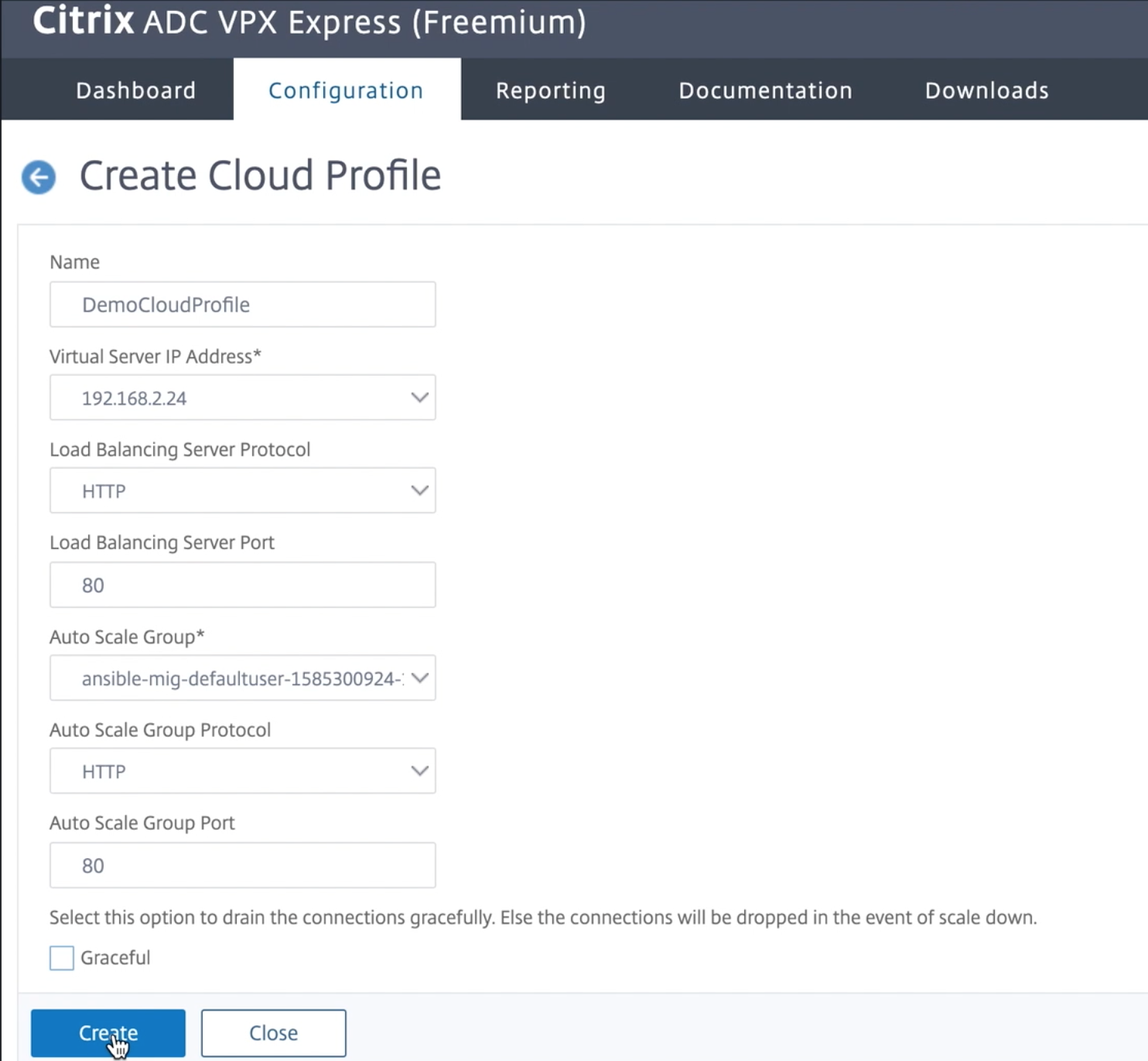 Standard-Cloud-Profilseite