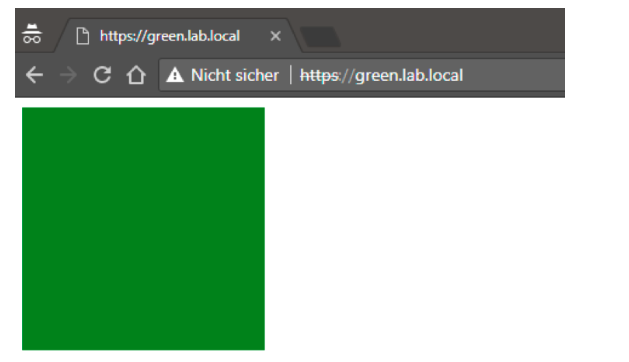 Green application display