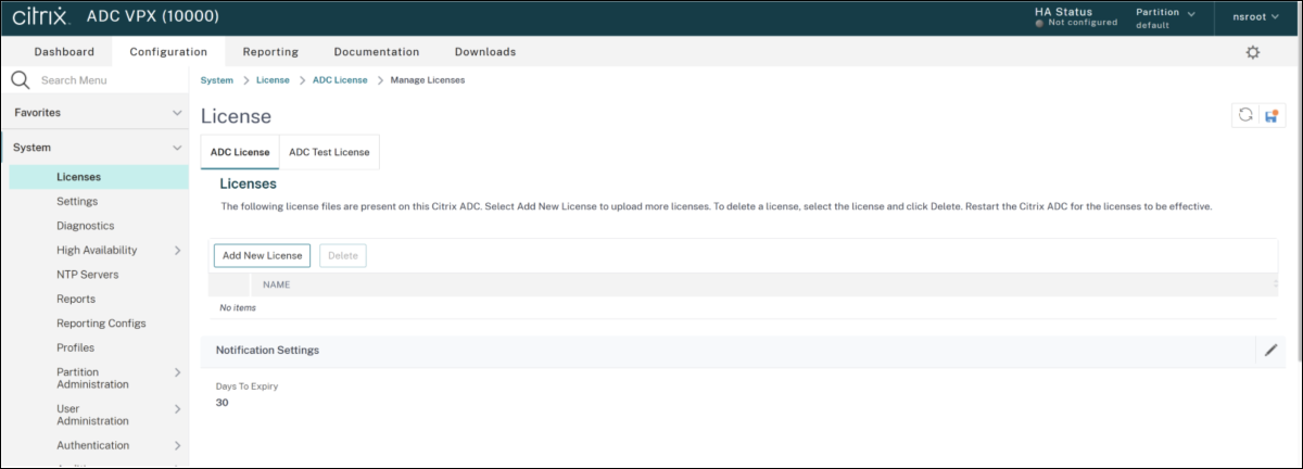 Configure days before expiry