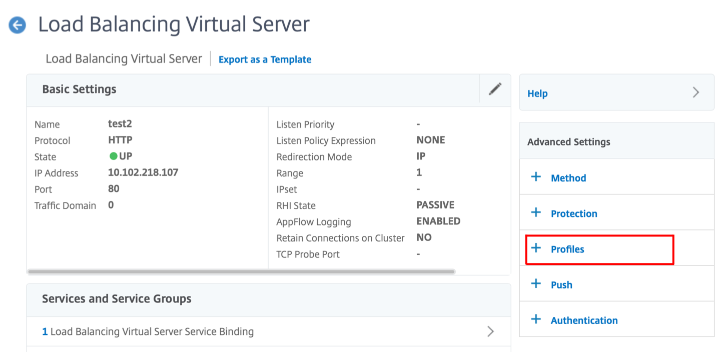 servidor virtual lb