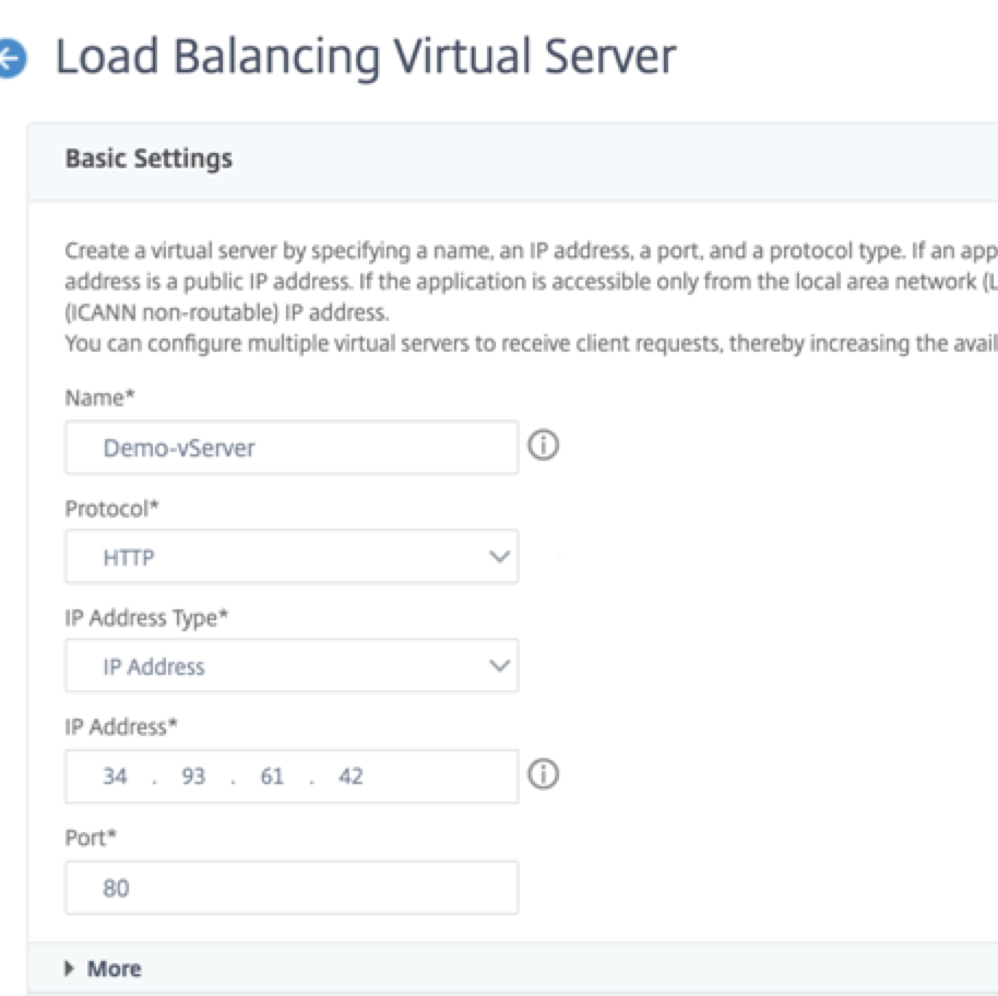 Virtuelle LB-Server