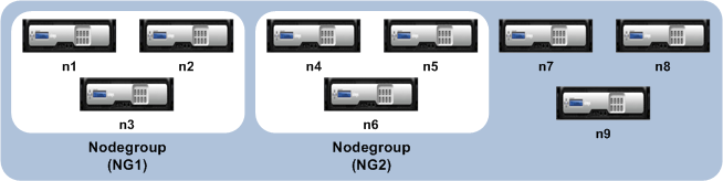 Cluster node group
