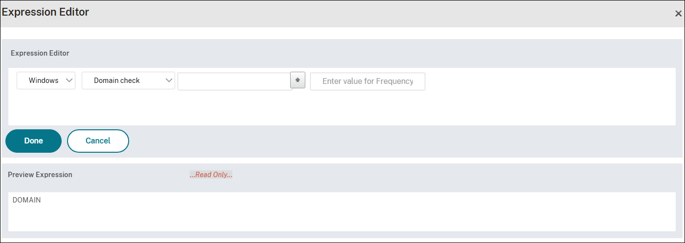 Domain check