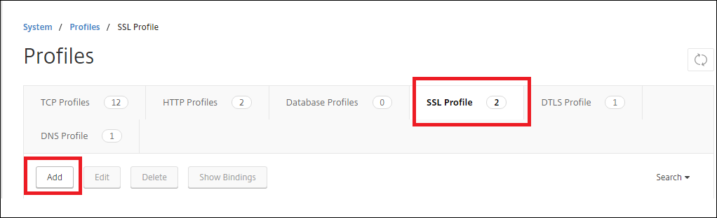 Profil SSL