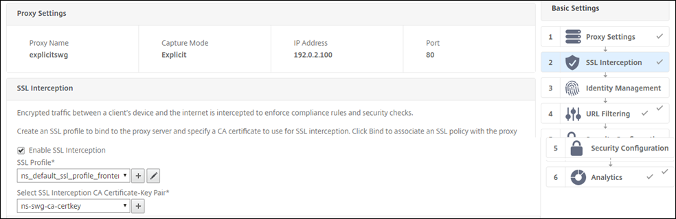 SSL interception