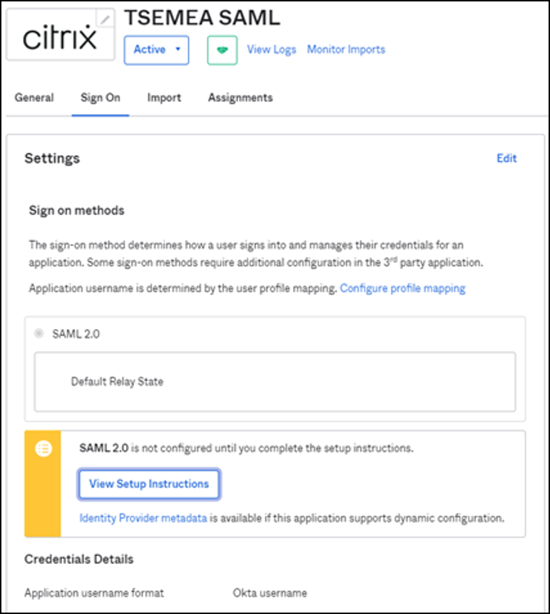 Connect SAML As An Identity Provider To NetScaler ADM