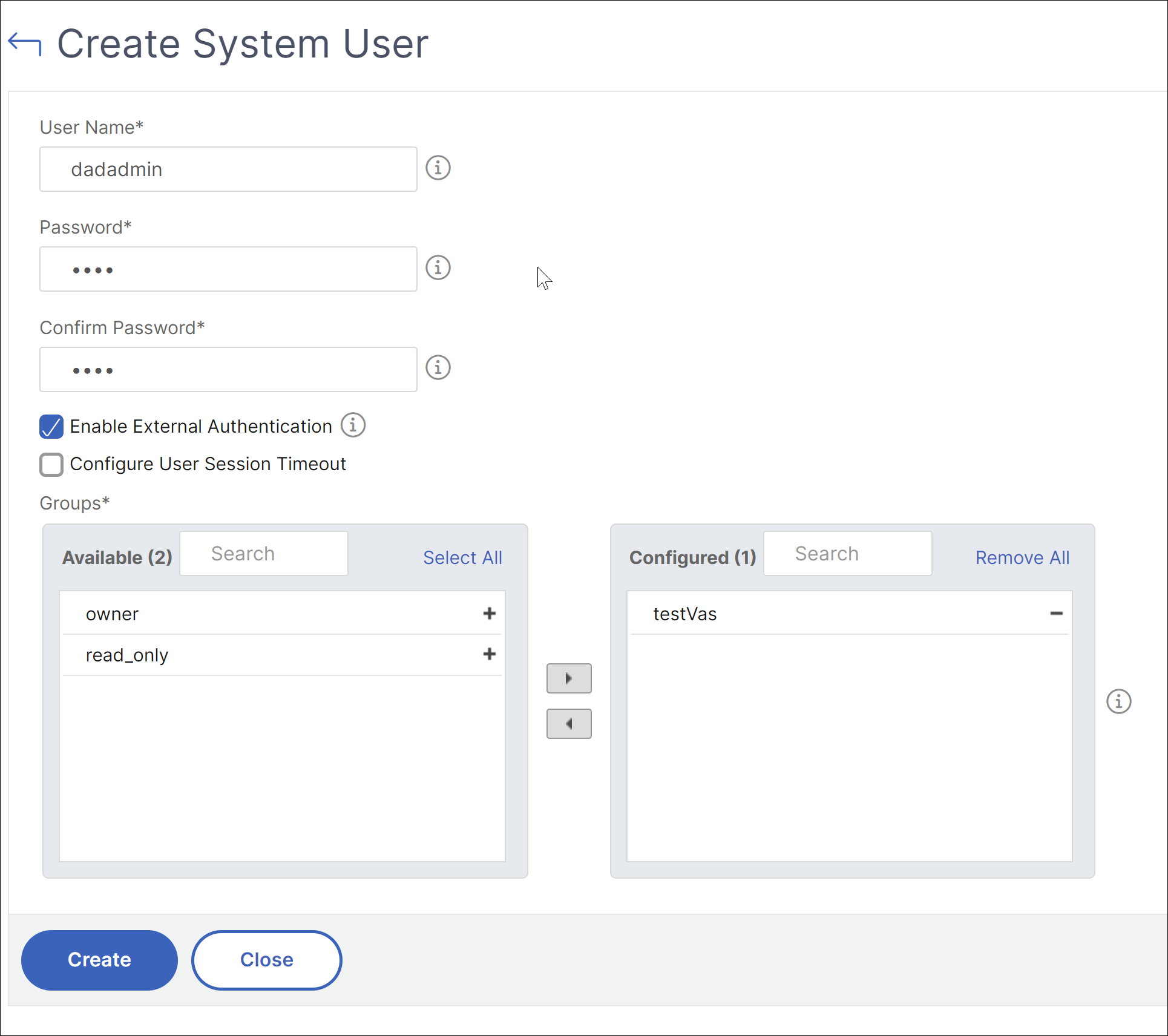 Configure Users NetScaler Application Delivery Management 14 1