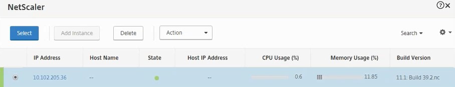 Specify the IP instance