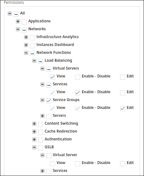 Configure role based access policies