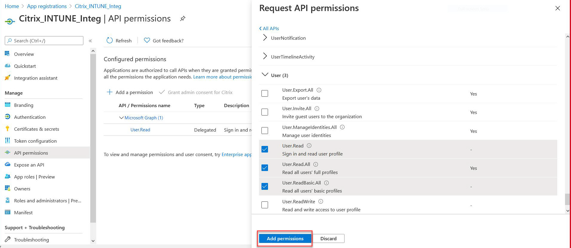 API permission 3