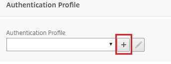Authentication profile name
