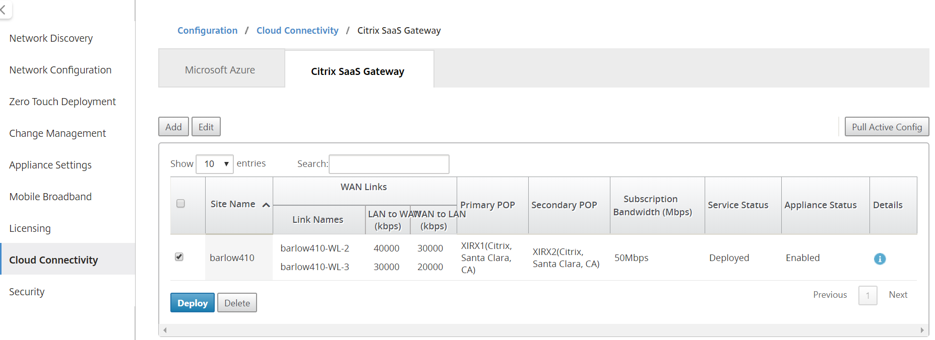 Conectividad en la nube