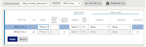 WAN link mapping