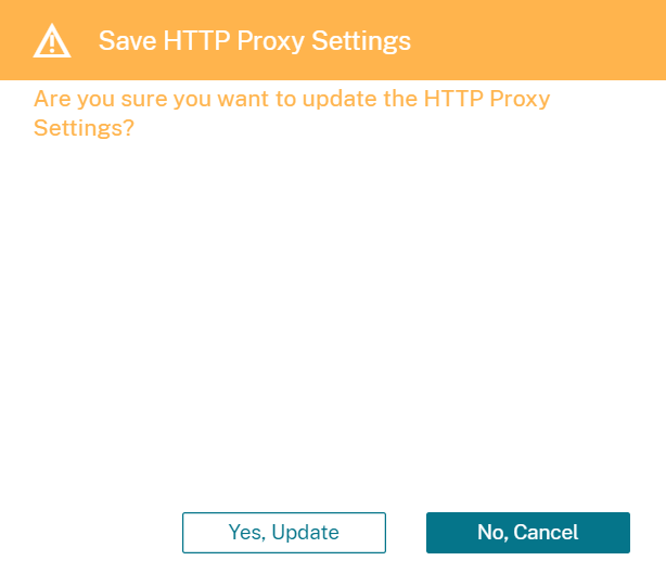 HTTP proxy creation