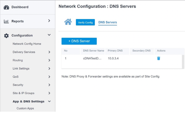 Add DNS server