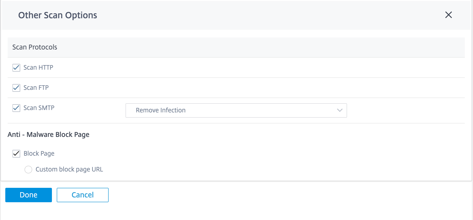 Autres options d'analyse