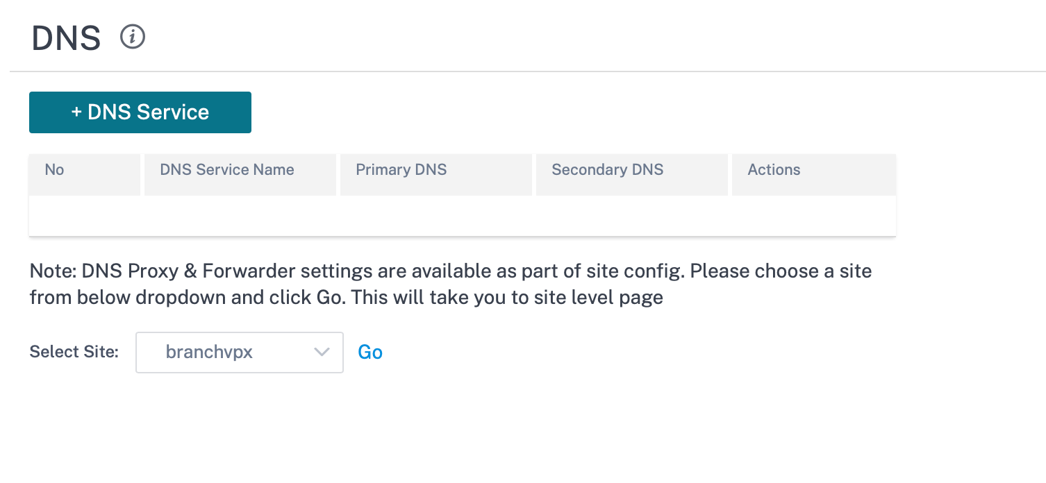 Auswahl des DNS-Servers