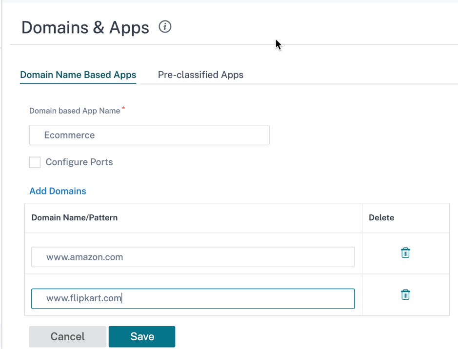 Domain name based applications