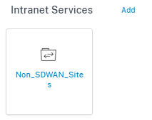 Configure intranet service