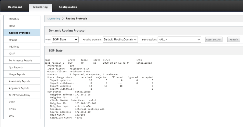 BGP state 1