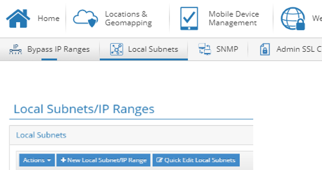 Local subnet