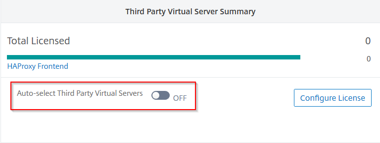 Select third-party virtual servers
