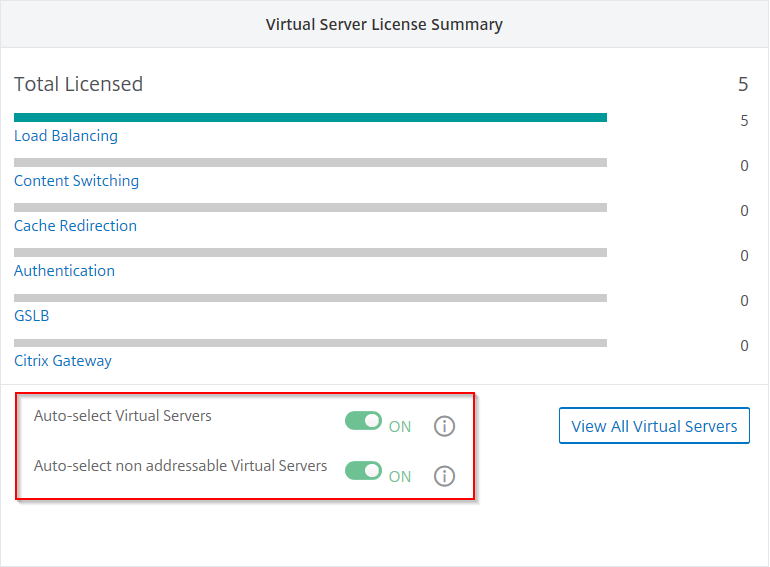 Auto-select virtual server