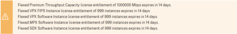 Banner on NetScaler Console on-premises