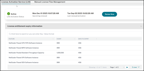 License Activation Service (LAS)