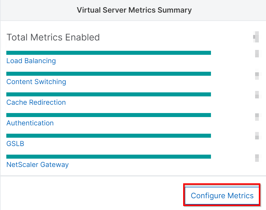 Configure metrics