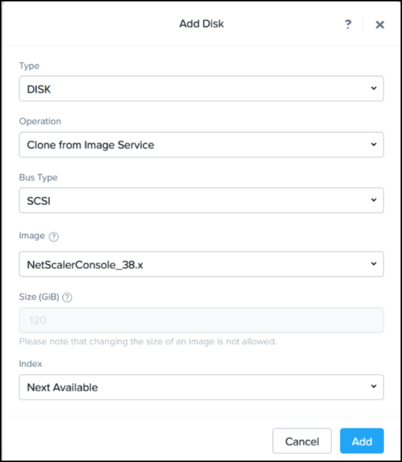 Nutanix settings