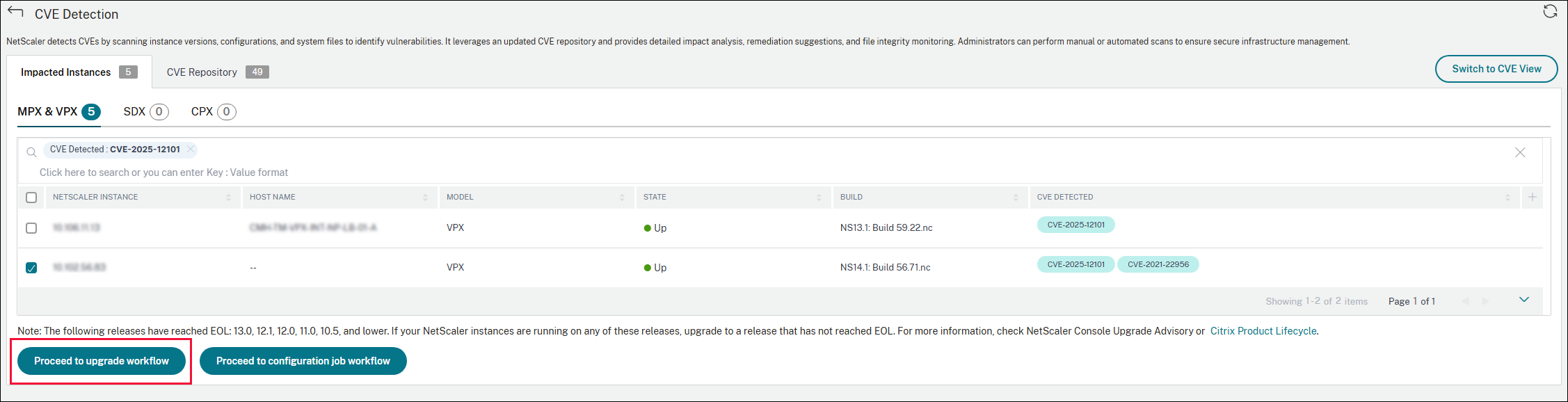 Remediation workflow