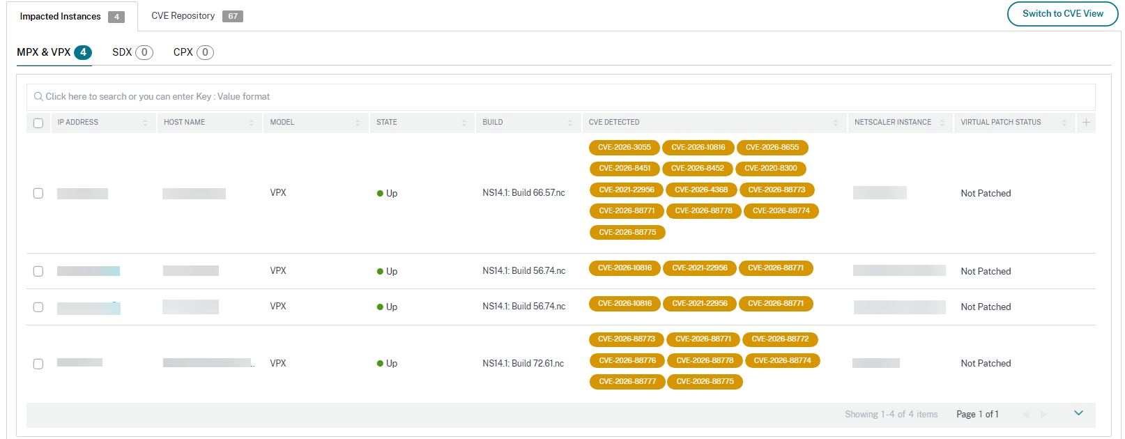 Security advisory dashboard for CVE-2026-sep