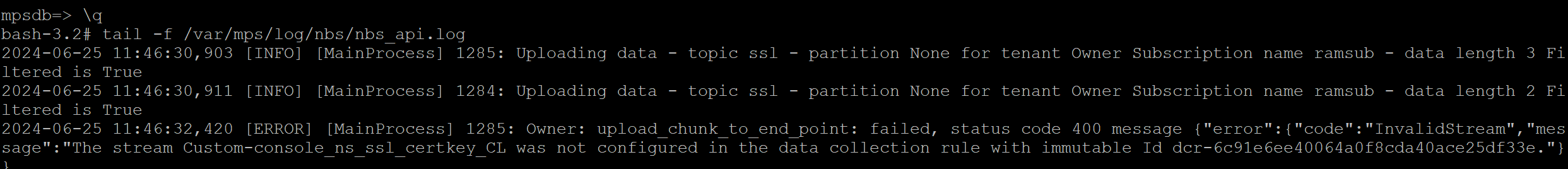 invalid ssl key