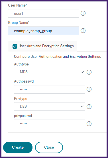 SNMP User