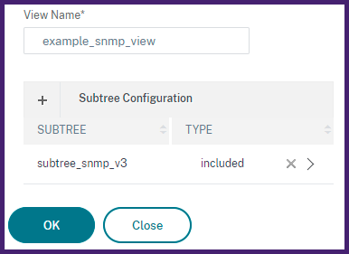 SNMP View