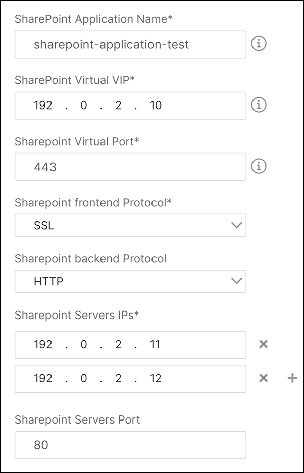 Sharepoint server information