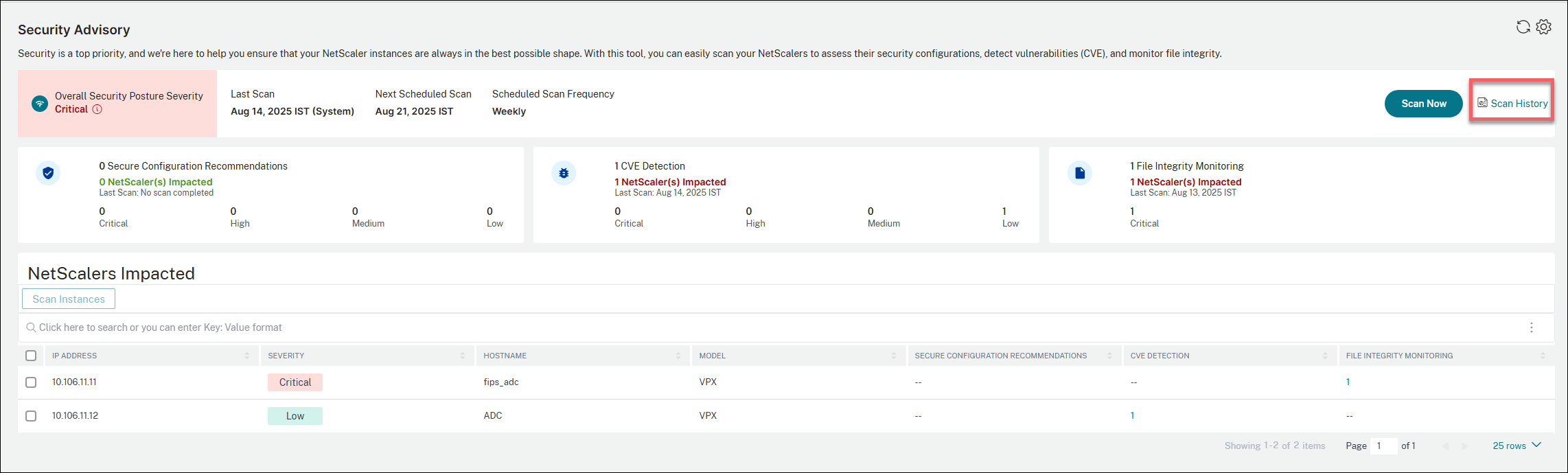 Citrix Cloud notification
