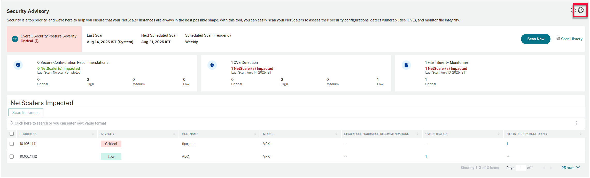 Citrix Cloud notification