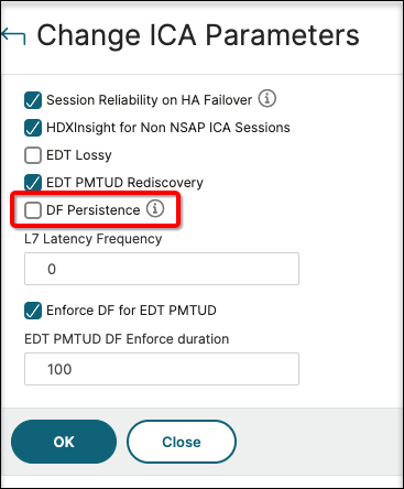 DF Persistence on GUI