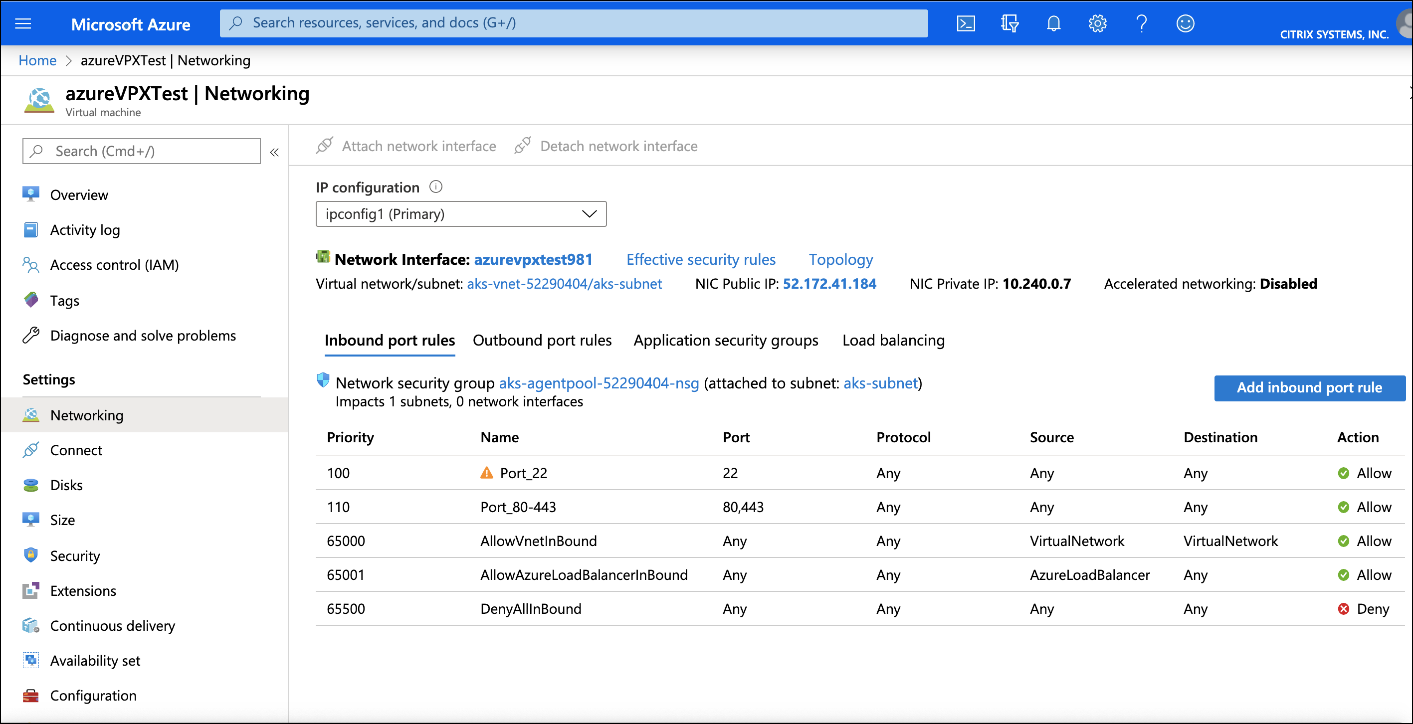 Azure-image-vpx12