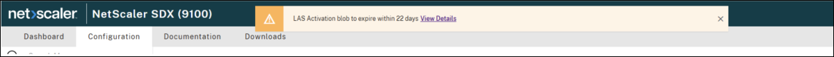 Banner on SVM GUI
