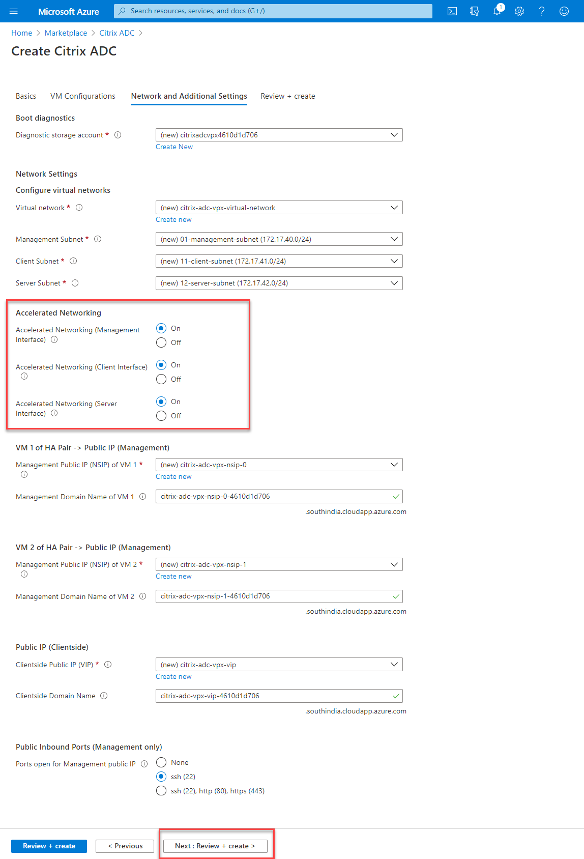 accelerated-networking-options