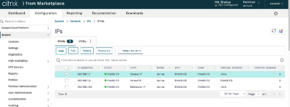 Ajouter une adresse IPv4